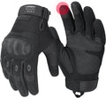 KEMIMOTO Tactical Gloves for Men, Touchscreen Motorcycle Gloves by kemimoto