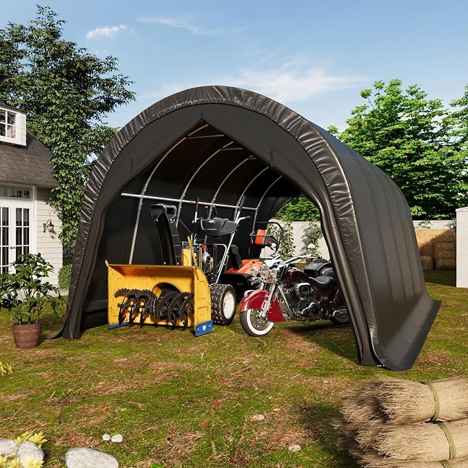EROMMY Carport 10 x 20 FT Heavy Duty, Portable Garage by EROMMY