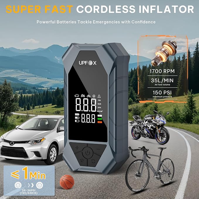 Tire Inflator Portable Air Compressor - Image 2