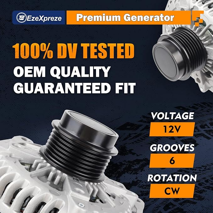 EZEXPREZE Alternator Fit for 2014-18 GMC Sierra and Chevy Silverado 1500 - Image 3