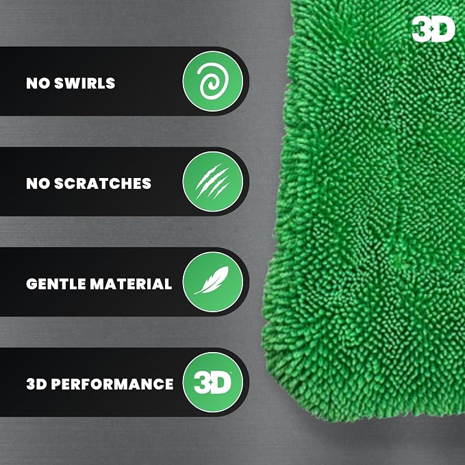 3D Hydro-FIL XL | Professional Grade Microfiber Towel | Extra Large 20” x 31.5” - Image 3