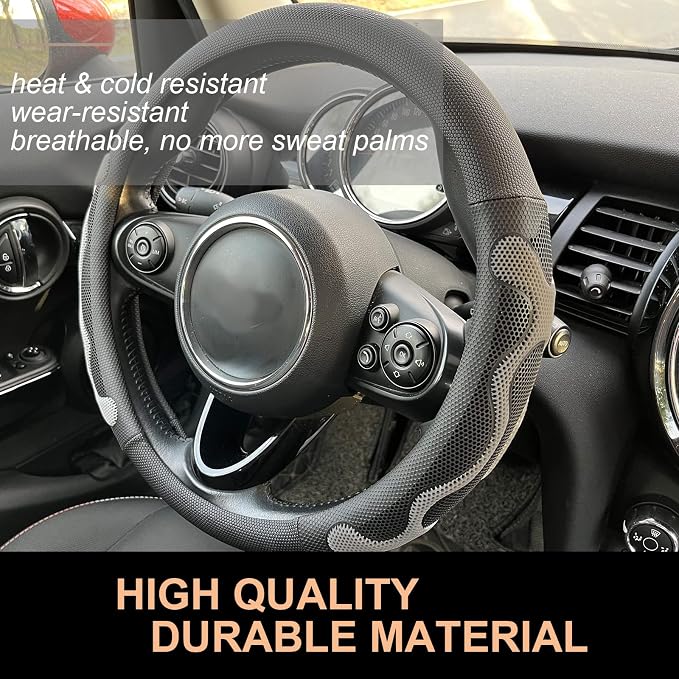 PINCTROT Large Size Comfy Grip Steering Wheel Cover, Anti-Slip Design, - Image 3
