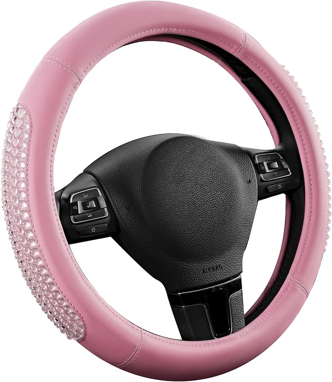 PIC AUTO Gel Particles Steering Wheel Cover, Universal Fit 14.5"-15.5" by PICAUTO
