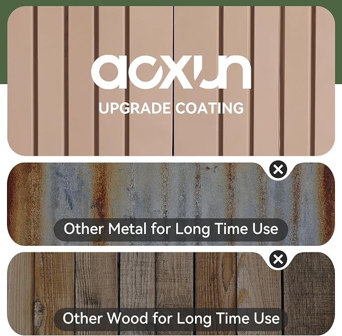 Aoxun 10 x 12FT Outdoor Storage Shed - Image 4