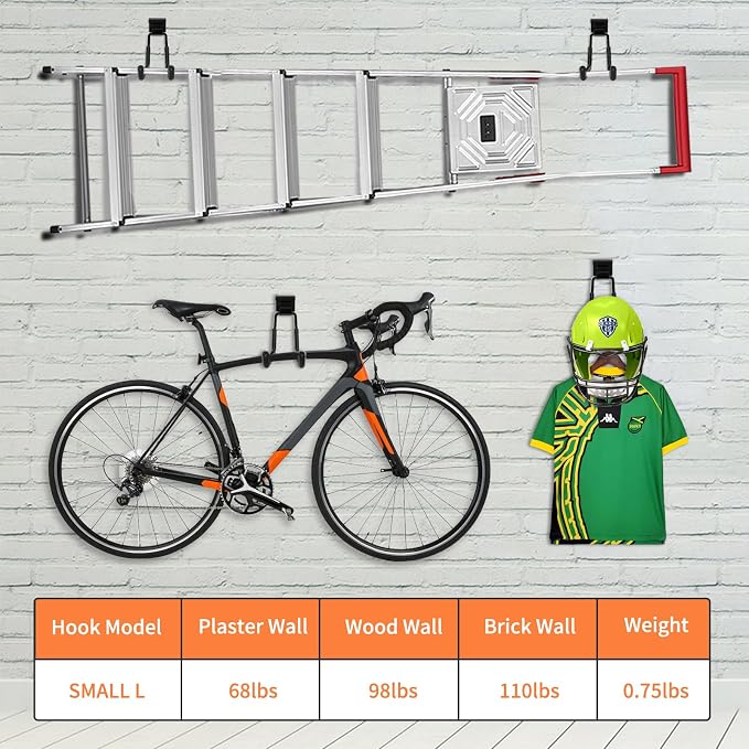 GPANDAG 2 Pack Heavy Duty Garage Storage Hooks - Image 3