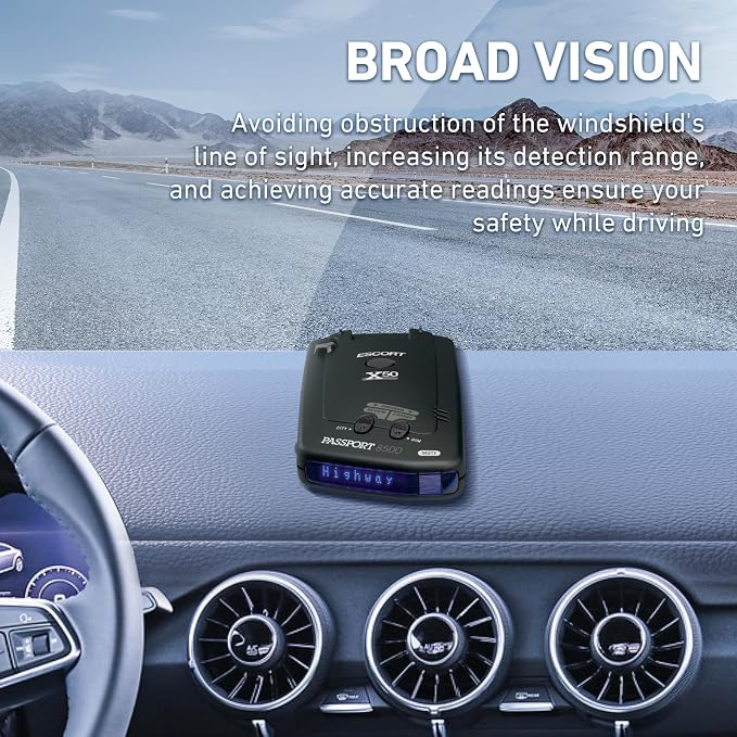 Radar Detector Bracket with Dashboard Hook Ring Installation, No Installation - Image 5