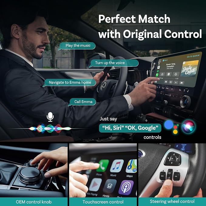 OTTOCAST Mini Dongle Wireless CarPlay Adapter - Image 6