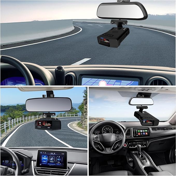 Car Rearview Mirror Radar Detector Mount, Suitable - Image 7
