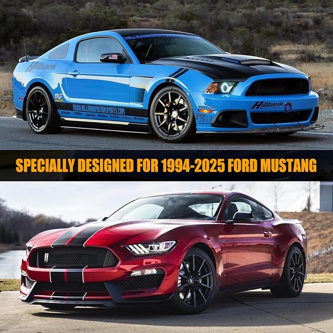 Waterproof Car Covers Replace for 1994-2025 Ford Mustang, Windproof Bands for - Image 9