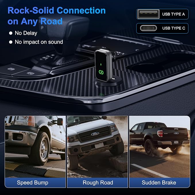 Wireless CarPlay Adapter 2025 Mini Size Multi-User Dongle Seamless Car - Image 3