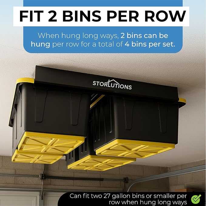 Heavy Duty Adjustable Ceiling Mount Garage Shelving - Image 5