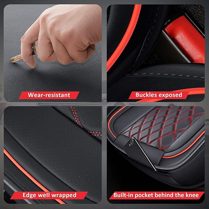 MIROZO Dodge Ram Seat Covers Full Set - Image 7