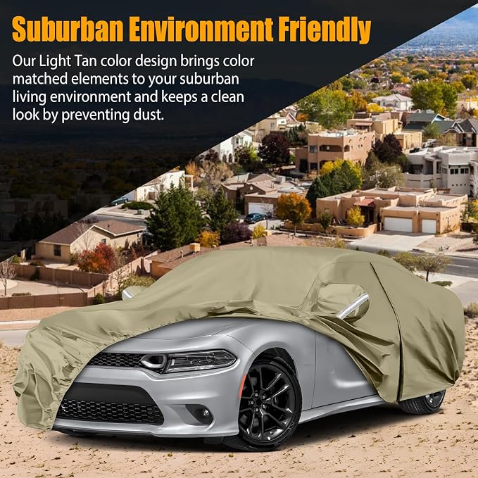 Waterproof Car Covers Replace for 2006-2025 Dodge Charger/Chrysler 300 300C - Image 5