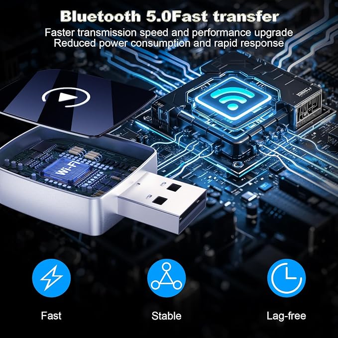 Wireless CarPlay Adapter-Mini Edition, Convert Factory Wired to Wireless Apple - Image 6