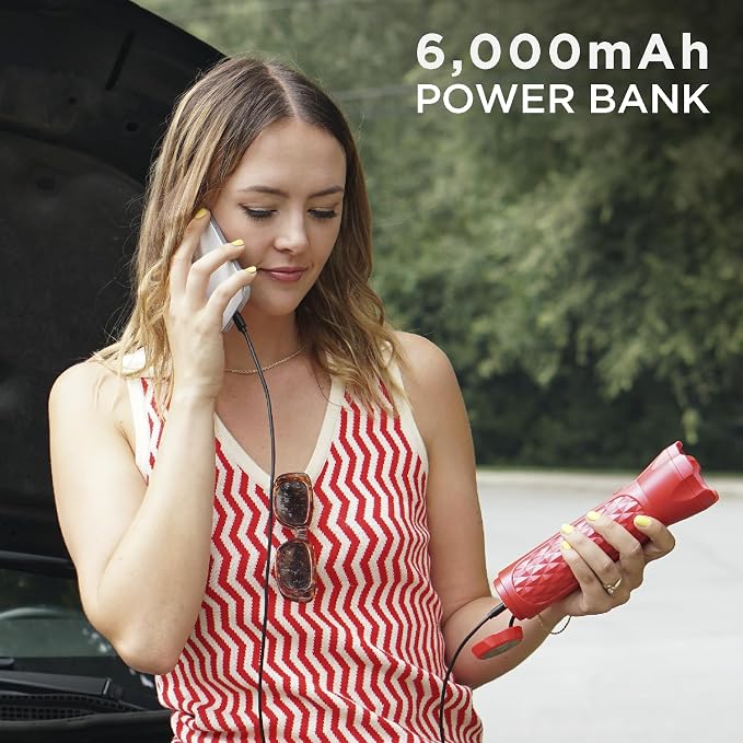 BoostHero Portable Car Battery Jump Starter, 000mAh Power Bank, LED Flashlight - Image 4