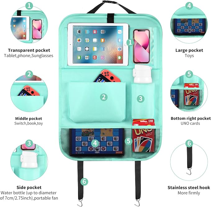 LUCMO Car Backseat Organizer - Image 7
