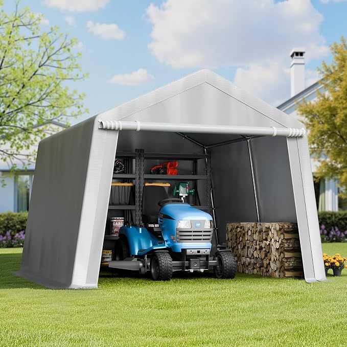 VEVOR Outdoor Storage Shed, 10 x 10 ft Portable Storage Tent - Image 8