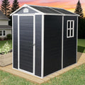 4x6 FT Outdoor Storage Resin Shed by Unknown