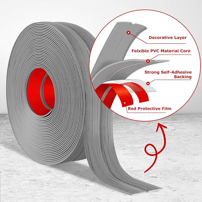 Flexible Wall Corner Protector Moulding Trim Peel and Stick Wall Corner Guards - Image 3