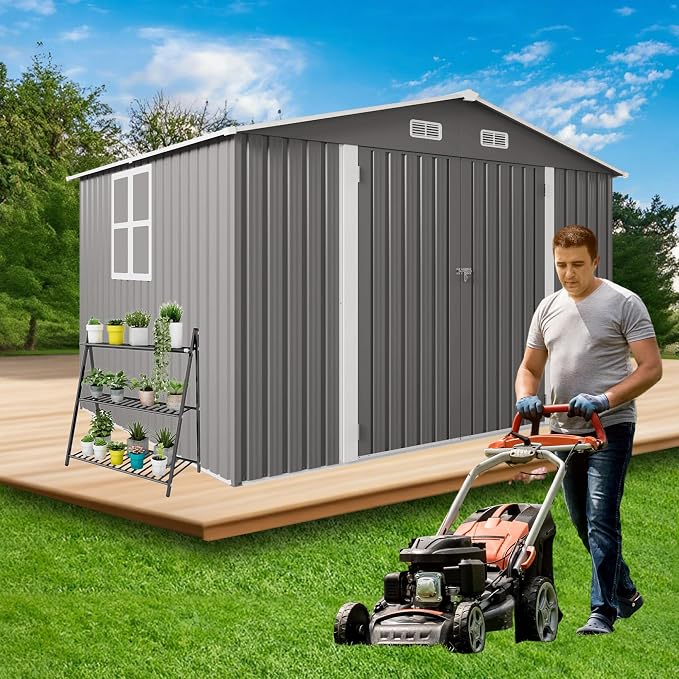 10x8 FT Outdoor Storage Shed - Image 3