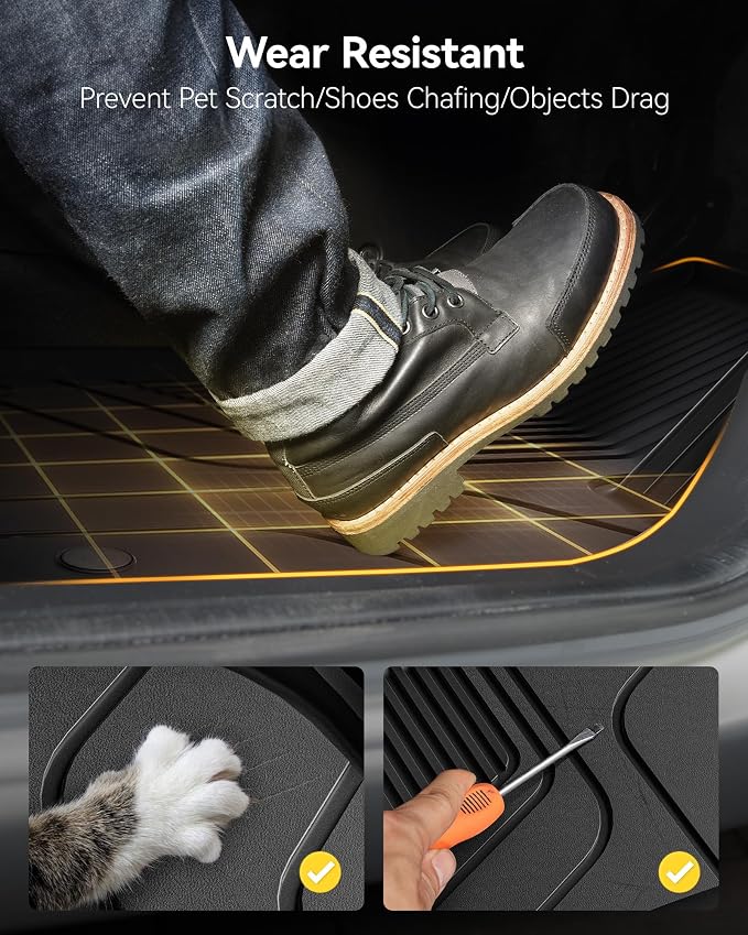 3W Cargo Liner Fit for Honda Pilot 2023-2025 TPE Custom Fit All Weather Honda - Image 7