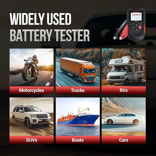 Car Battery Tester, Launch BST-560S 12V Digital Automotive Battery Load & - Image 7