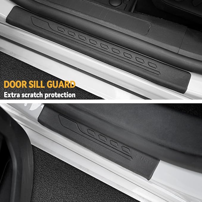 Floor Mats Set for Ford Escape 2020-2024 2025 Accessories, Full Coverage All - Image 4
