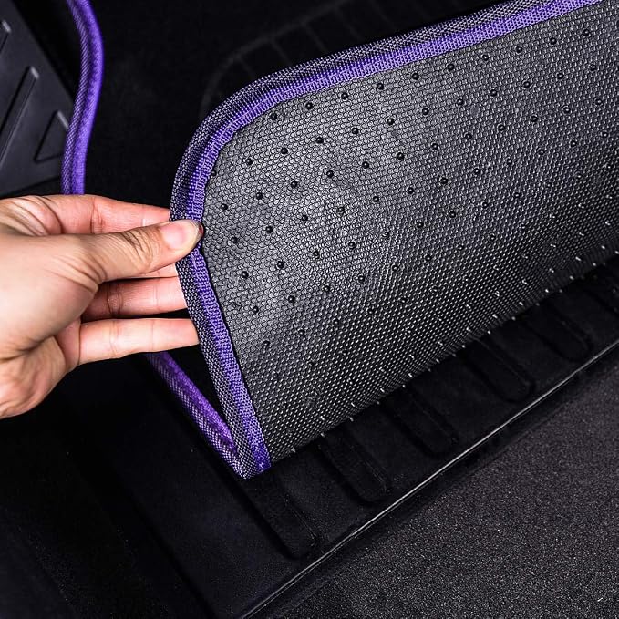 CAR PASS Embroidery Butterfly and Flower Car Floor Mats, Universal Fit 95% - Image 7