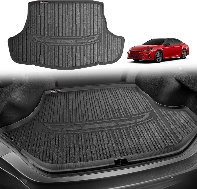 TripleAliner Trunk Floor Mat All Weather Liners Compatible by TripleAliners