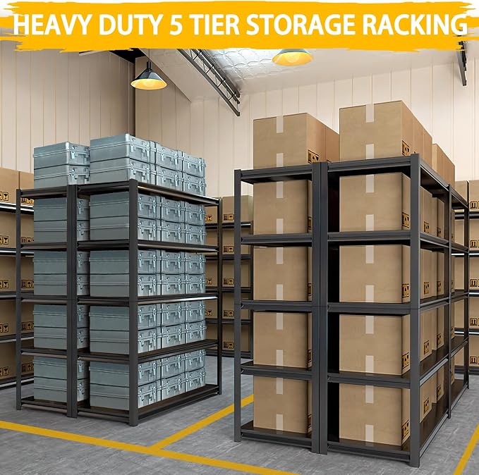 3020LBS Standing Shelf Units 72" H x 48″W x 20" D, Heavy Duty Garage Shelving - Image 7