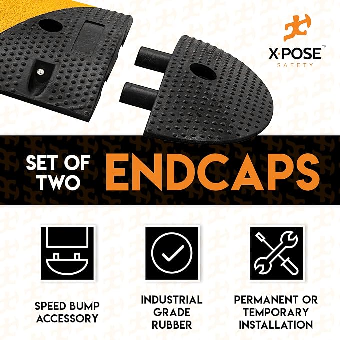 Speed Bump - Rubber Speed Hump Modular Interlocking Design - by Xpose Safety - Image 2
