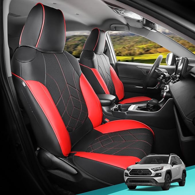 for Toyota RAV4 Seat Covers 2019 2020 2021 2022 2023 2024 2025 RAV 4 LE XLE by FEINEPRO