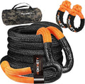 Kinetic Recovery Tow Rope: 1.26" x 30ft 55000LBS Snatch Strap by HOKINETY