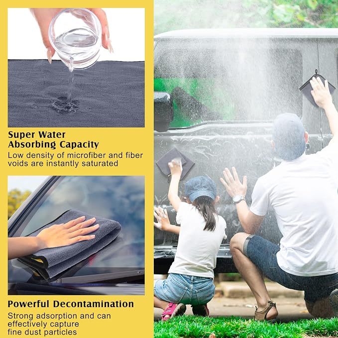 Nuenen 20 Pcs Microfiber Cleaning Towels - Image 5