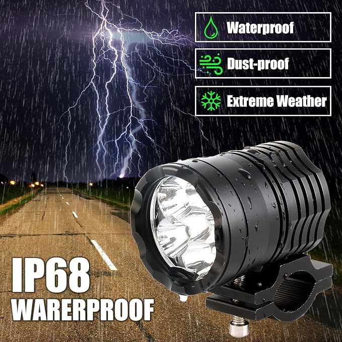Motorcycle Driving Lights 12-60V 40W 3600LM LED Fog Lights - Image 6