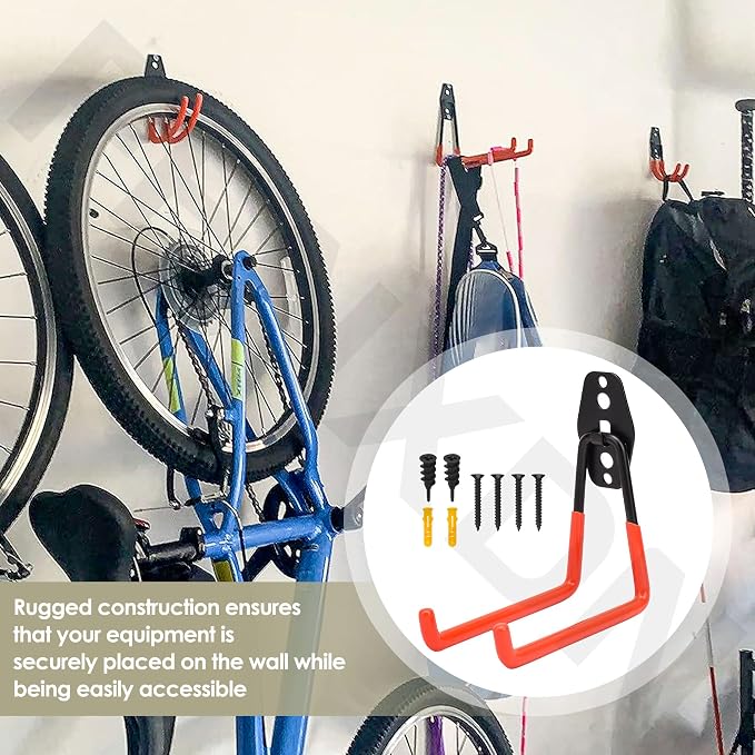 4 Pack Garage Storage Hooks Attachment - Image 9