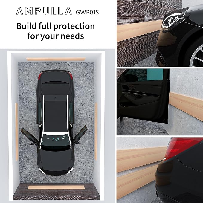 GWP01 Wood Grain Garage Wall Protector Car Door Protectors, Garage Accessories - Image 3