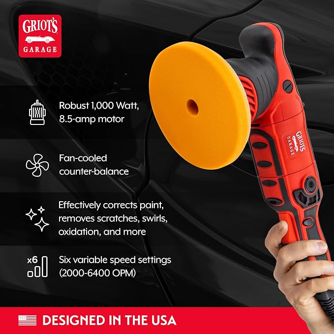 Griot's Garage G9 Random Orbital Polisher 10901 – 1000-Watt Dual Action Buffer - Image 3