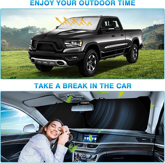 KUST Windshield Sunshade for Toyota 4Runner 2026 Accessories Sun Shade Window - Image 5