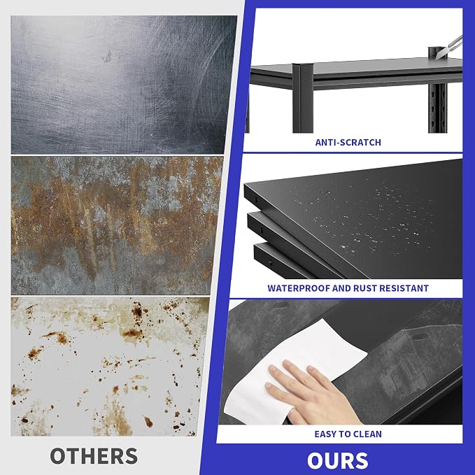 Metal Garage Shelving Unit, 3000 lbs Industrial Shelves - Image 4