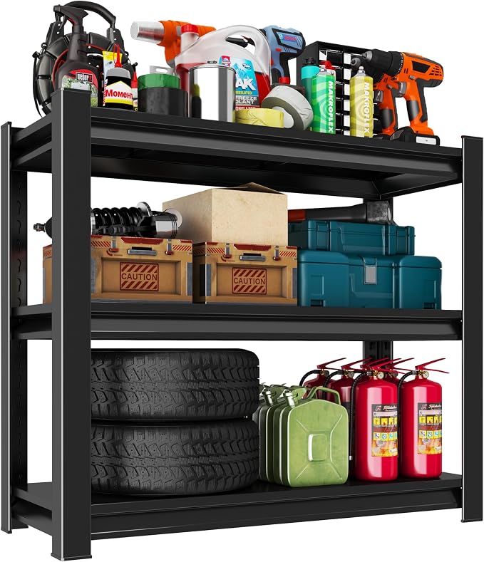 Garage Shelving Unit, 1200 lbs Load Capacity, Storage Shelves, Sturdy Steel by Notmise