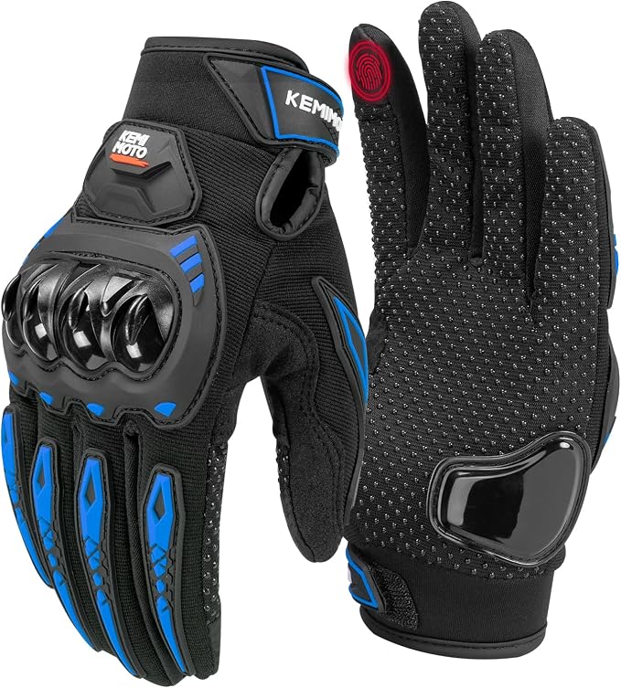 KEMIMOTO Motorcycle Gloves for Men/Women, Touchscreen Dirt Bike Gloves by kemimoto