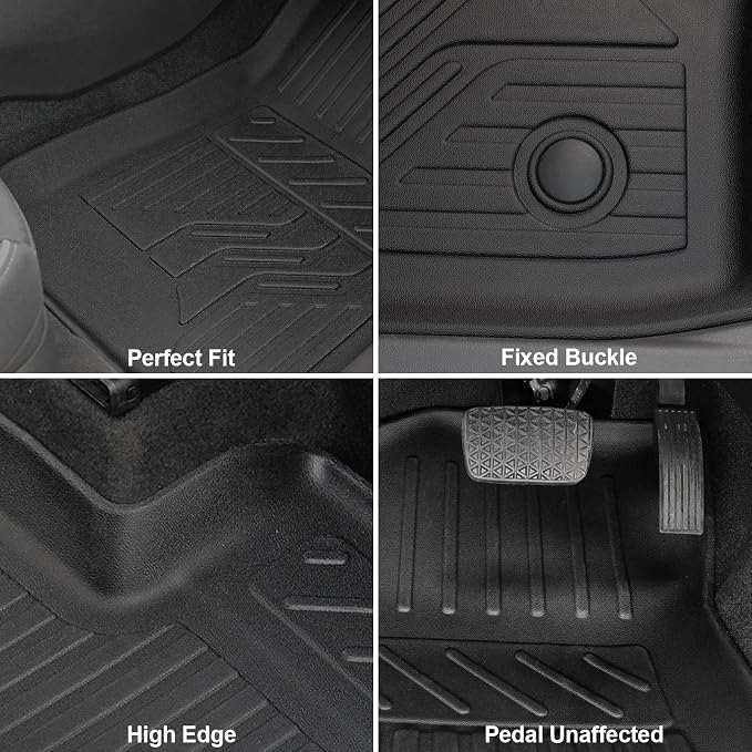 Floor Mats Set for Chevy Trailblazer FWD 2026 2025-2021 Accessories, Full - Image 4