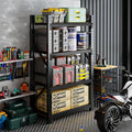 3000LBS Heavy Duty Storage Shelves, 4-Tier Adjustable Garage Organization by Qxdyt