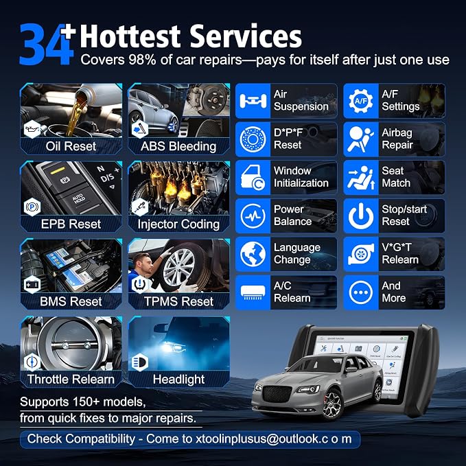XTOOL IP616 V2.0 OBD2 Scanner Diagnostic Tool - Image 4
