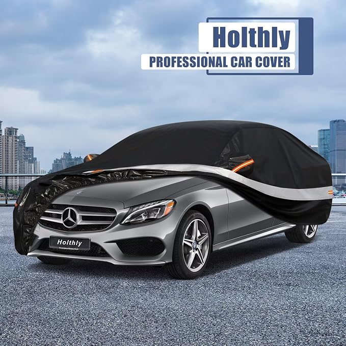 10 Layers Car Cover Custom Fit for Mercedes Benz C Class C250 C300 C43 C63 - Image 7