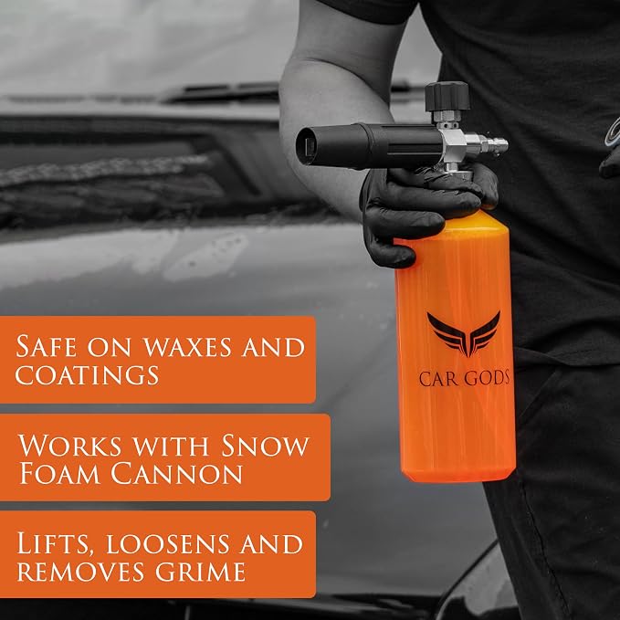 Car Gods Arctic Storm Super Thick Snow Foam Shampoo Orange Scent 85 Fl Oz - Image 4