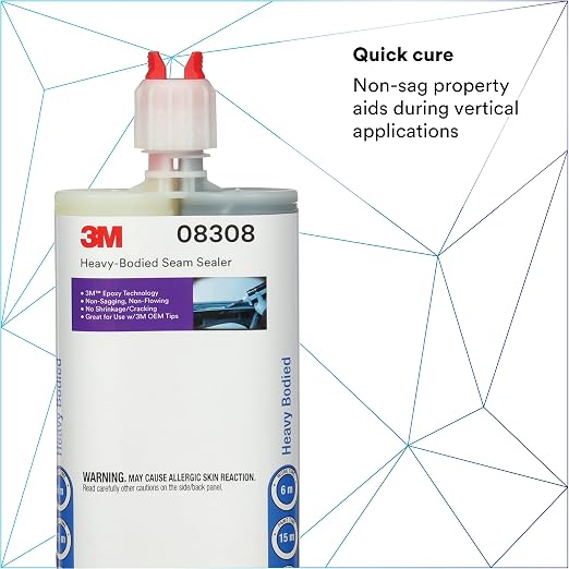 3M Heavy-Bodied Seam Sealer, Self-Mixing, Automotive Epoxy, 200 ml/6.75 fl oz - Image 5