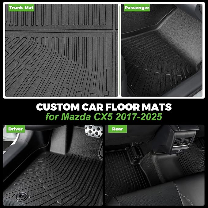 All Weather Floor Mats and Cargo Mat Set Fit - Image 2
