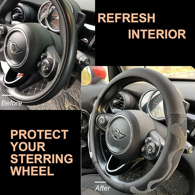 PINCTROT Large Size Comfy Grip Steering Wheel Cover, Anti-Slip Design, - Image 4